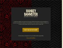 Tablet Screenshot of hankeybannister.com
